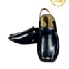 Black Peshawari Chappal